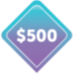 $500 Image Badge